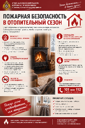 Пожарная безопасность в отопительный сезон